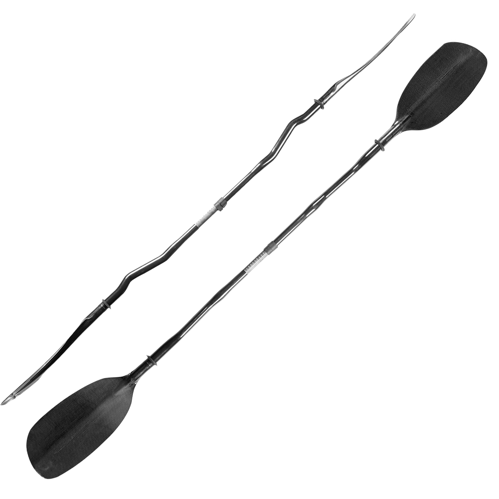 Kayak Paddle Carbon - Dayung Kayak karbon penuh, dengan poros