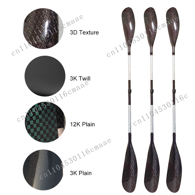 Kayak Paddle Carbon - Dayung Kayak Lipat Retraktil 2-bagian Berbahan