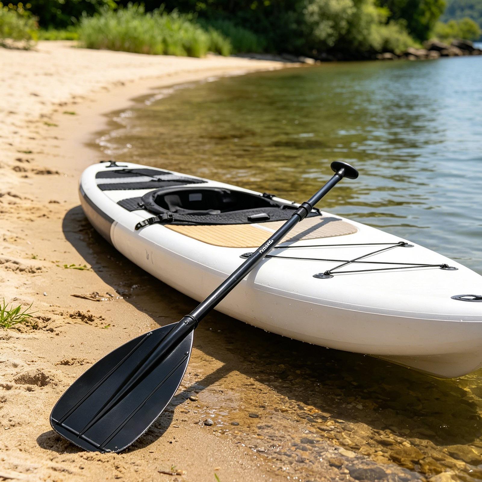 Dayung Serat Karbon 2 Bagian R - Kayak Paddle Carbon ulasan dan harga