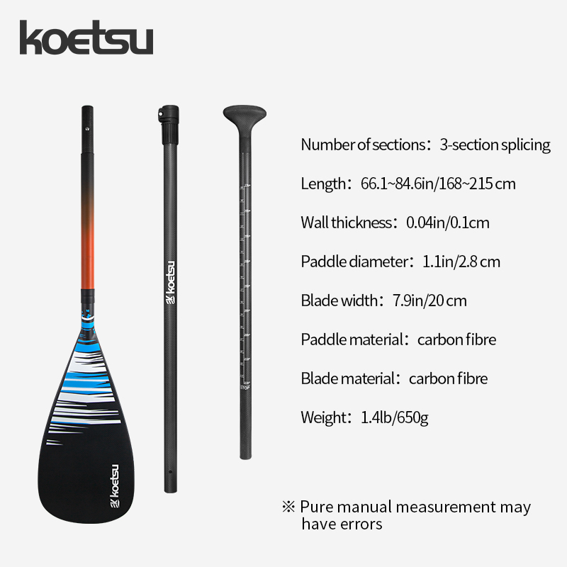 KOETSU Serat Karbon Dayung unt - Kayak Paddle Carbon ulasan dan harga