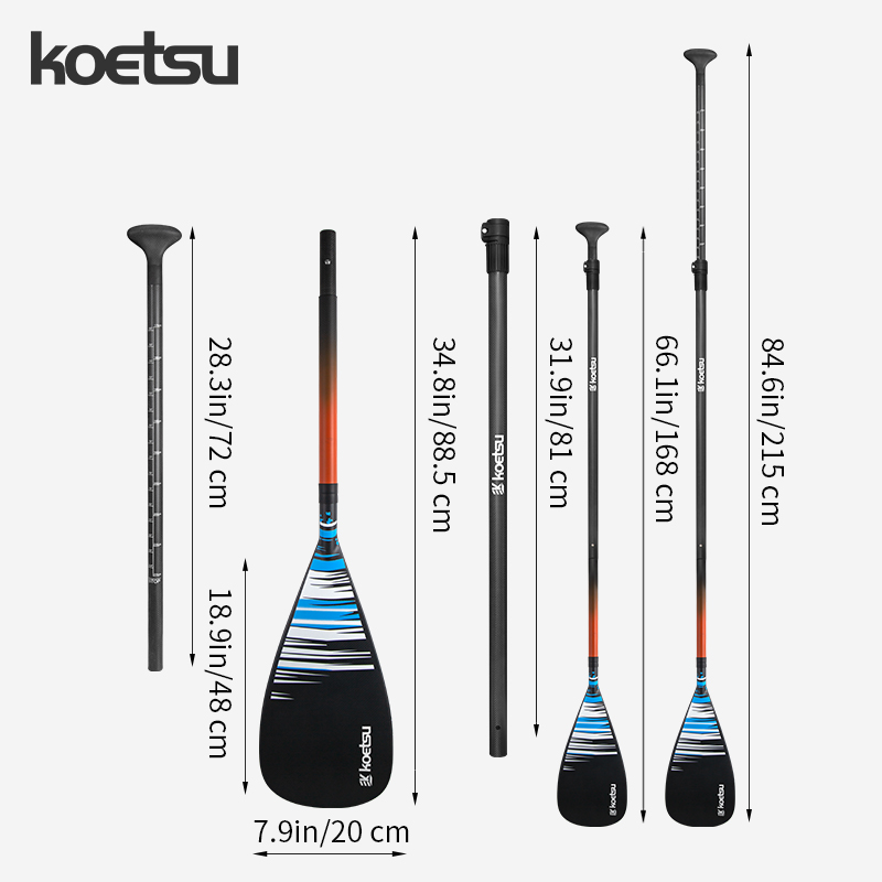 KOETSU Serat Karbon Dayung unt - Kayak Paddle Carbon ulasan dan harga